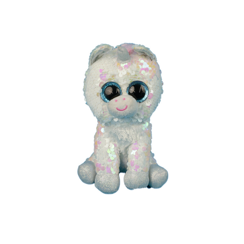 عروسک حیوانات ty پولکی چشم تیله ای کوچکAnimal doll ty small marble eyes sequins