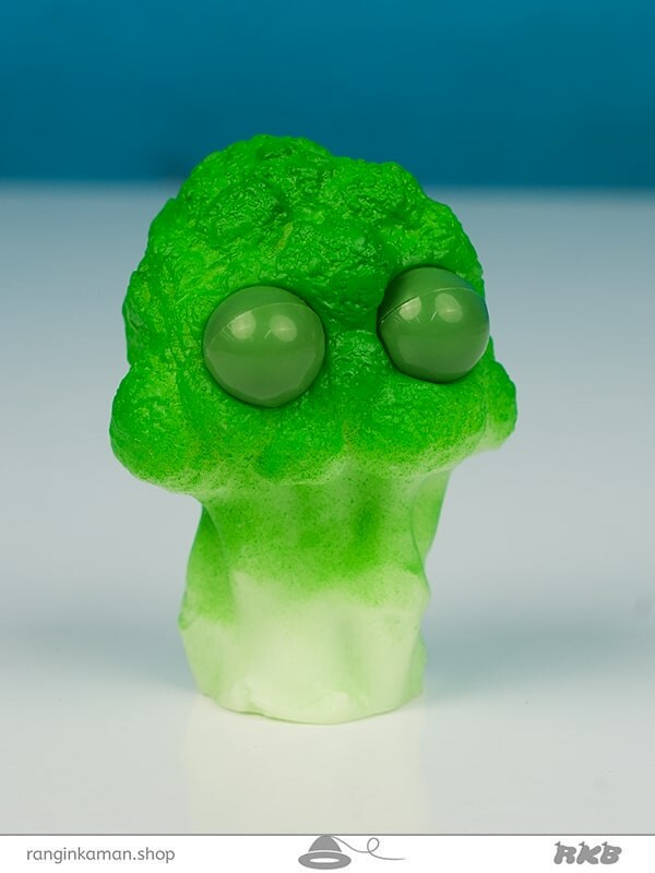 فیجت کلم بروکلی چشم درار Eye-popping broccoli fidget