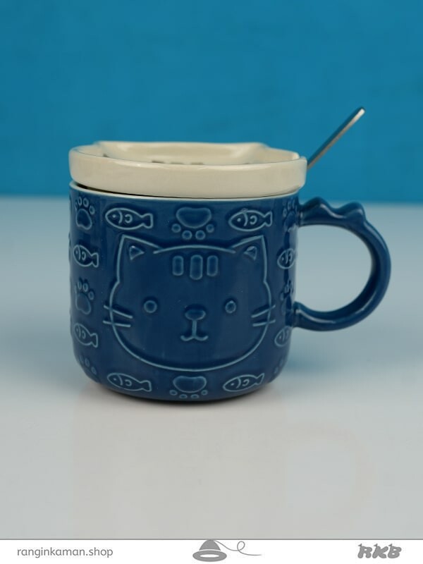 ماگ طرح گربه کد Cat design mug 10734