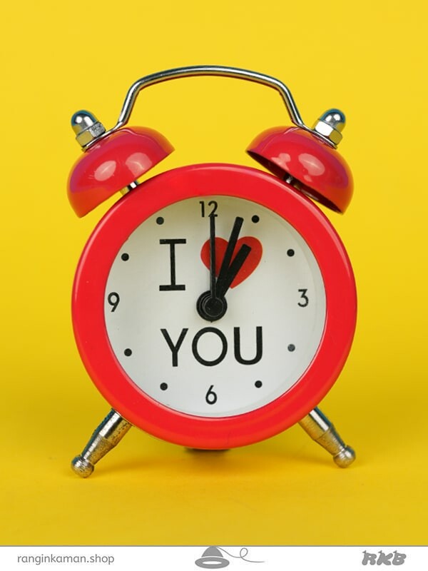 ساعت زنگدار رومیزی Desktop alarm clock Love