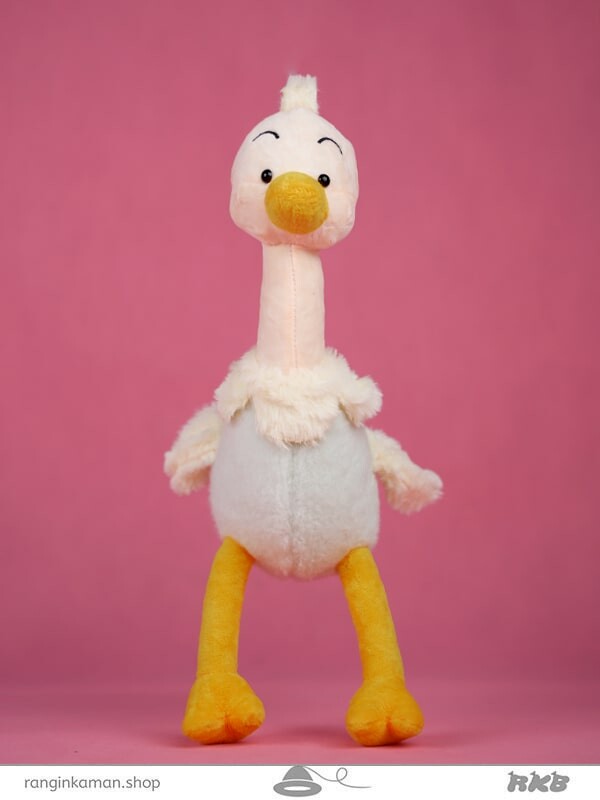 عروسک شتر مرغ پرورشی ostrich doll