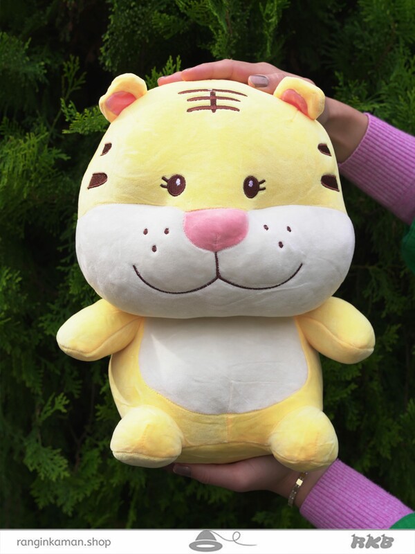 عروسک تایگر خوشحال متوسط medium happy tiger doll