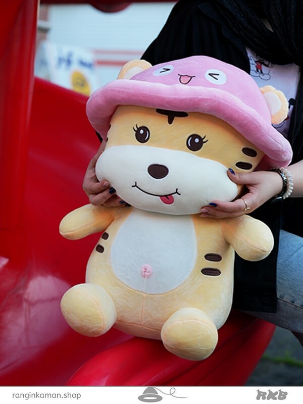عروسک ببر شادالو بزرگ Big happy tiger doll