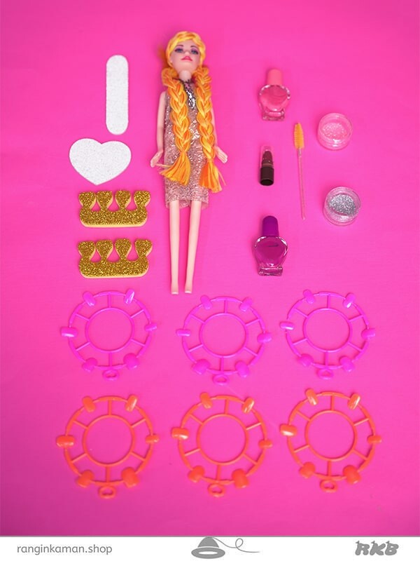 اسباب بازی سندی باربی با وسایل کد 1401 Sandy Barbie toy with accessories
