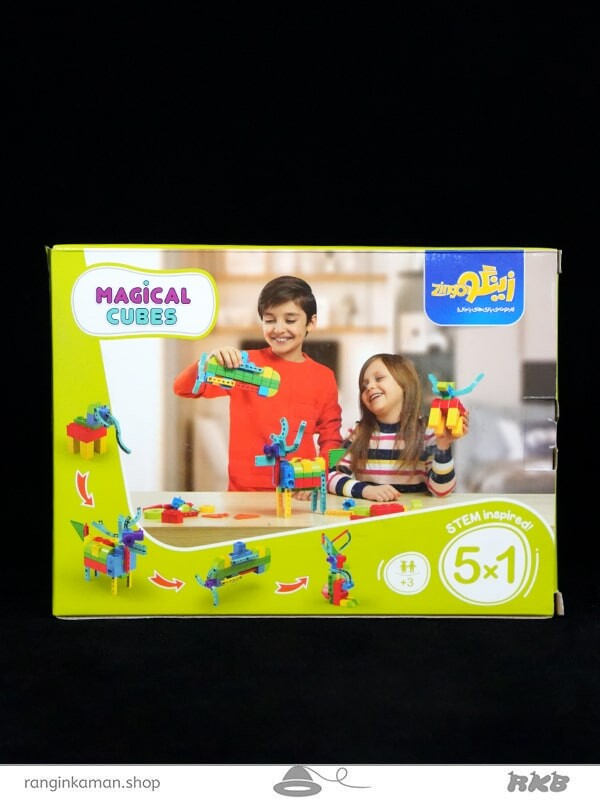 اسباب بازی مکعب 1*5 Cube toy