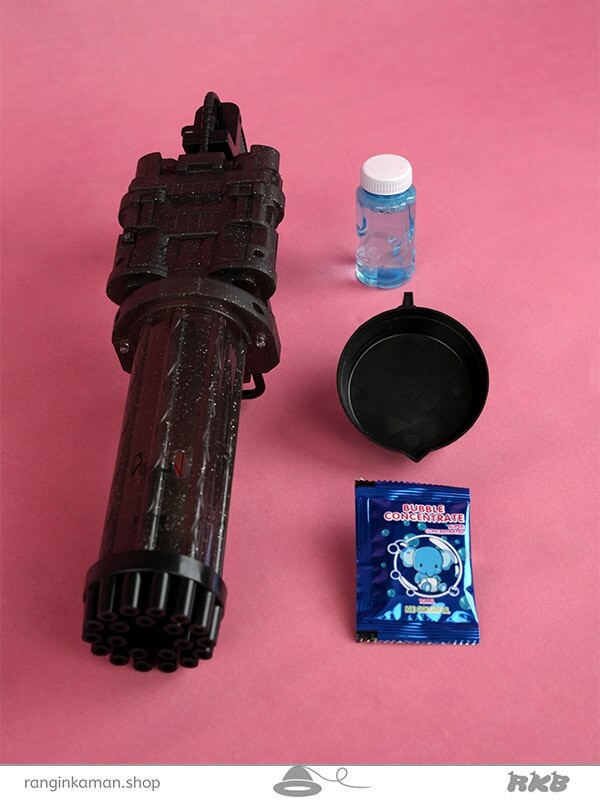 تفنگ حباب ساز چرخ دار کد1126  Code wheeled bubble gun