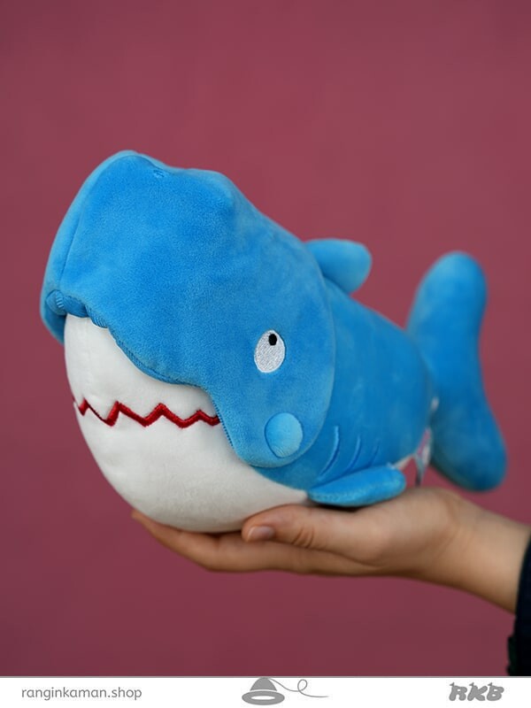 عروسک کوسه فک متحرک Moving jaw shark doll