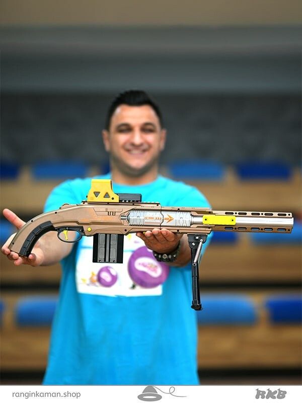 تفنگ دیسک پرتاب کن Throw a disc gun
