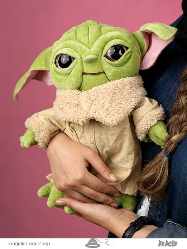 عروسک بیبی یودا تیله ایBaby Yoda marble doll