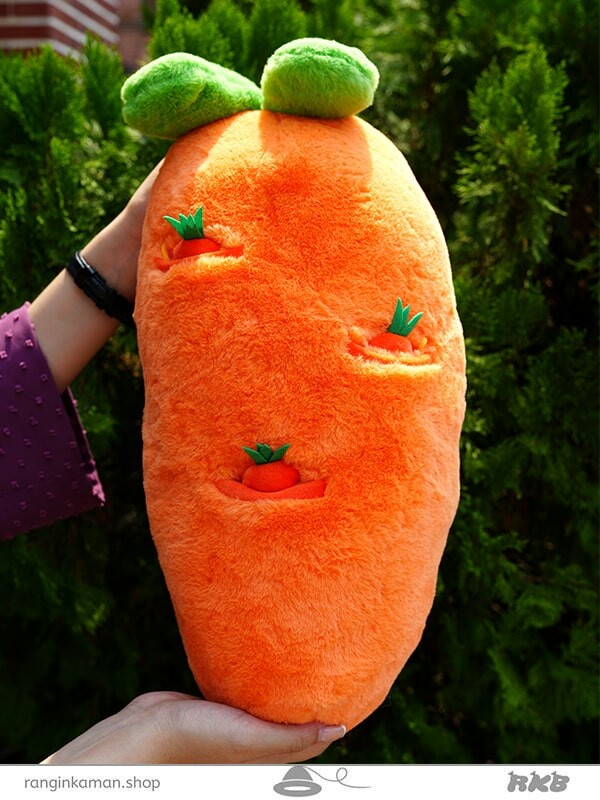 عروسک هویج جیب دار Carrot doll with pockets