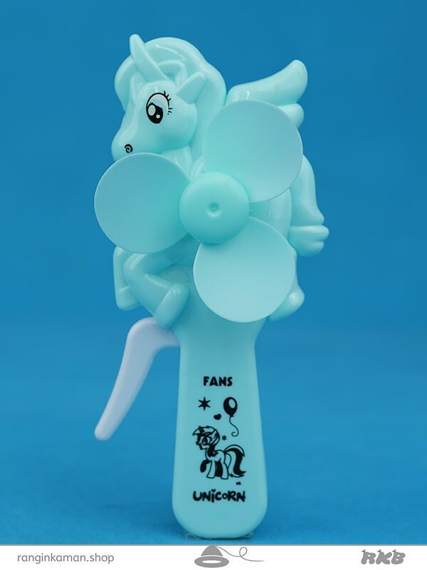 پنکه دستی مدل یونیکورن Unicorn hand fan