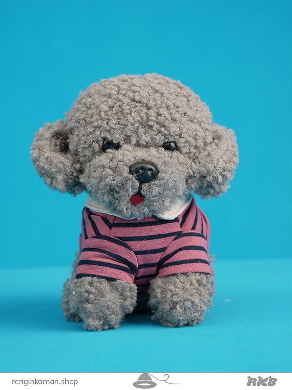 عروسک پت لباس راه راه Pet doll striped dress