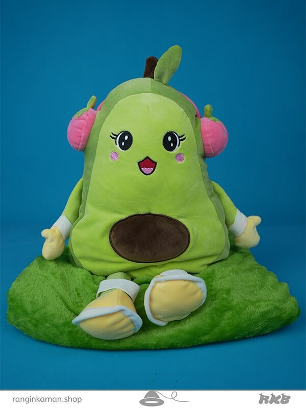 عروسک آووکادو پتودار Avocado doll with a blanket
