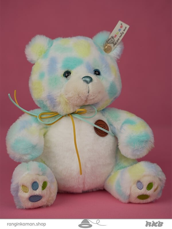 عروسک خرس نشسته رنگی   Colored sitting bear doll