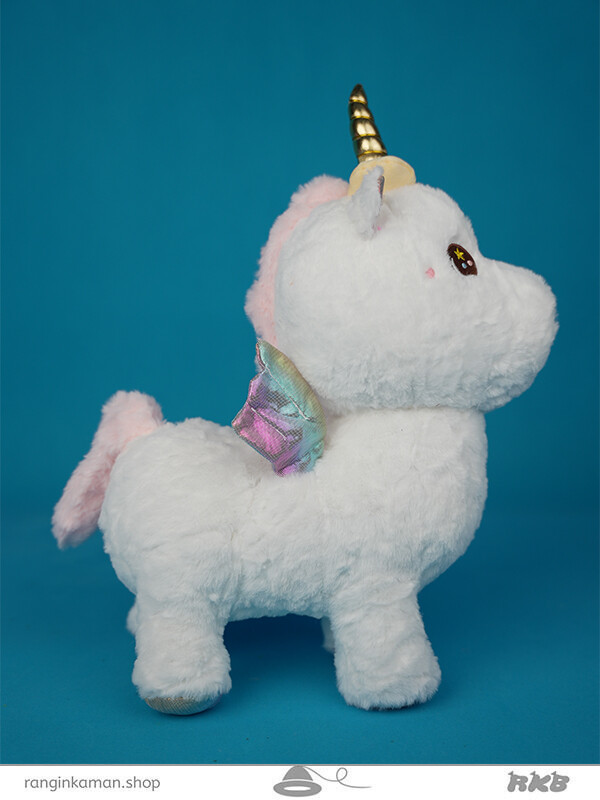 عروسک تک شاخ کروم سایز 2 Chrome unicorn doll size 2