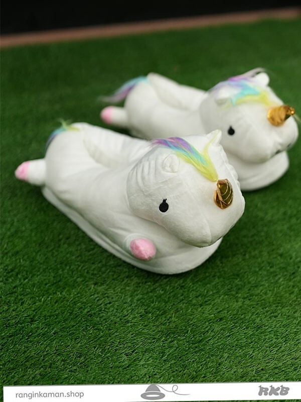 پاپوش یونیکورن Unicorn slippers