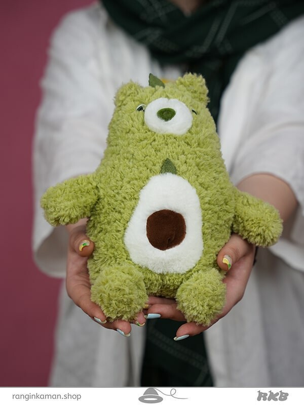 عروسک خرسک آووکادو کوچک Little avocado teddy bear