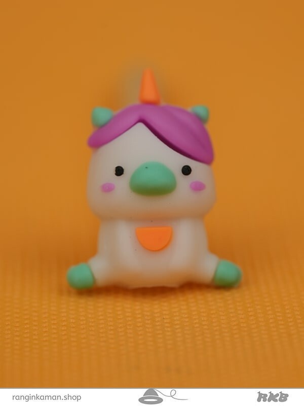 سرمدادی فانتزی سیلیکونی طرح جوجه یونیکورن شاخ دار Fantasy silicone headpiece with a horned unicorn chick design
