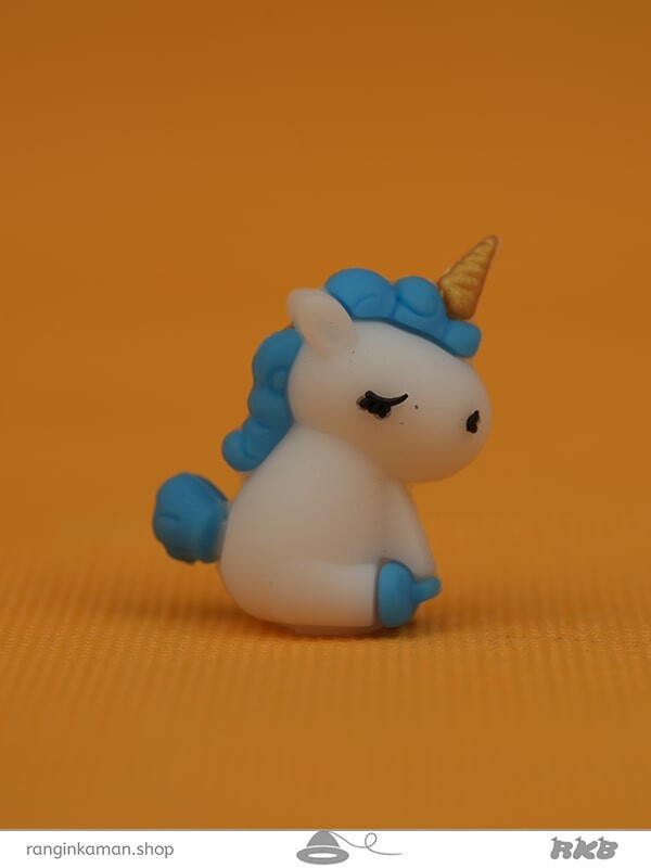 سرمدادی فانتزی سیلیکونی طرح یونیکورن خوابیده نشسته Fantasy silicone headpiece with a sleeping unicorn design