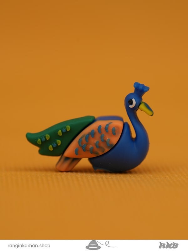 سرمدادی فانتزی سیلیکونی طرح طاووس Peacock fantasy silicon pencil head
