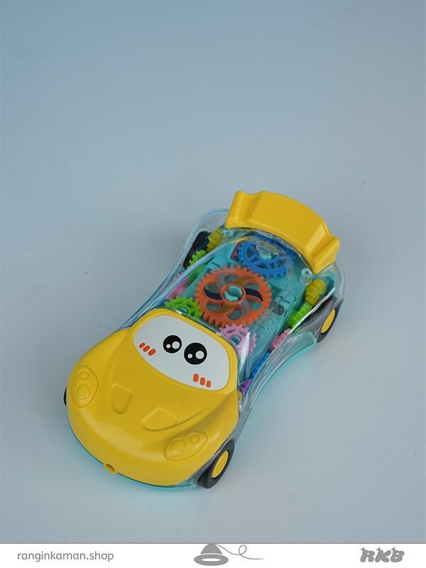 ماشین مک کوئین زرد رنگ Yellow McQueen car