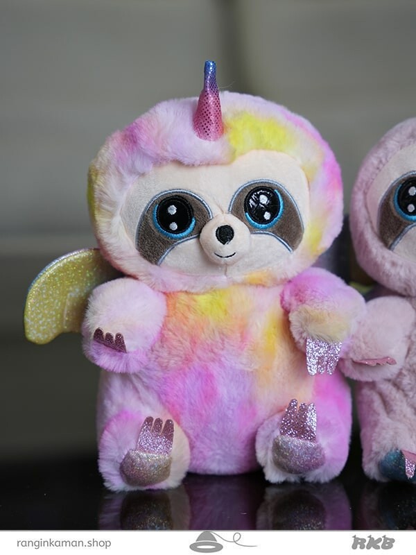 عروسک راکن تک شاخ Unicorn raccoon doll