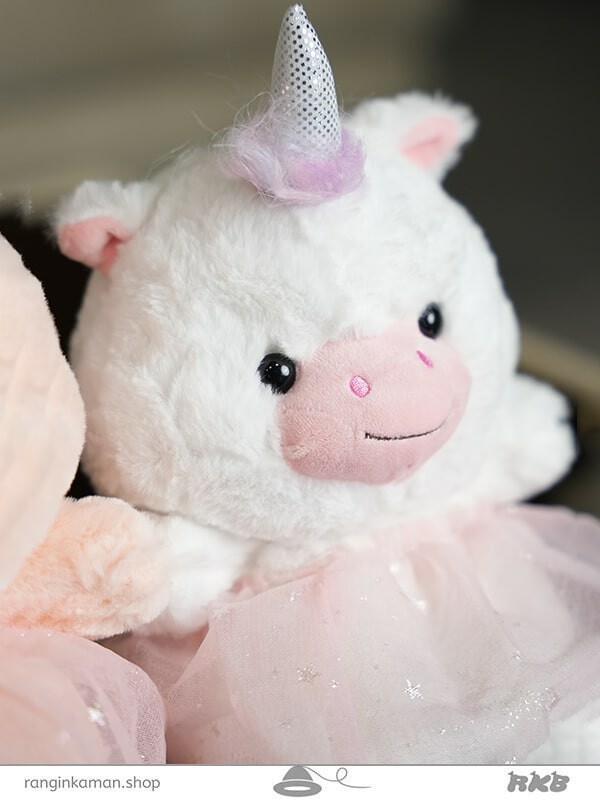 عروسک اسب تک شاخ کد 17_278 Unicorn doll