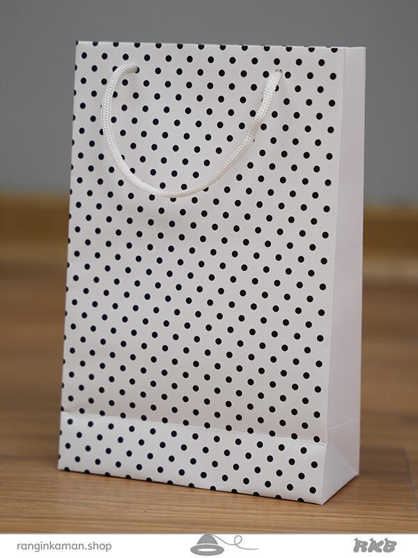 بگ خالخالی سفید White spotted bag