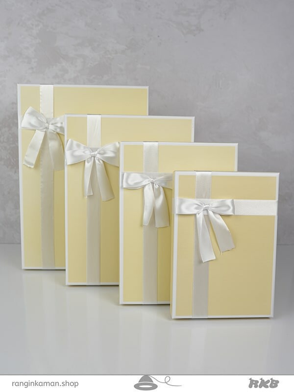 جعبه کادو لیمویی پاستیلی  Pastel lemon gift box