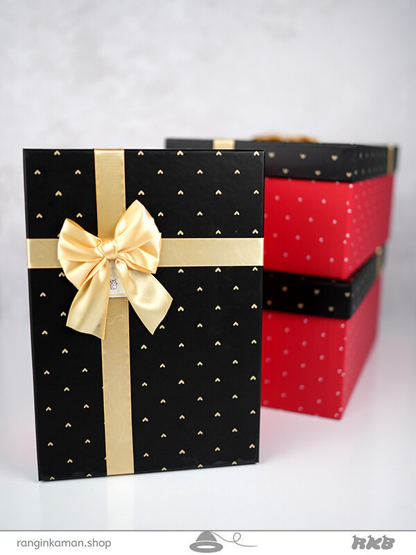 باکس هدیه مستطیلی 3 تکه 3-piece rectangular gift box