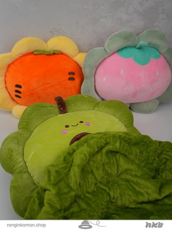 عروسک پتودار طرح میوه جات خورشیدی Blanket doll with solar fruits design