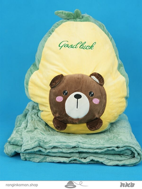 عروسک پتودار طرح هویج و آووکادو Carrot and avocado doll