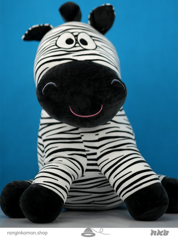 عروسک گورخر سایز بزرگ Large size zebra doll