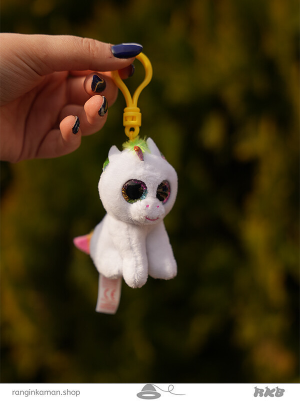 آویز یونیکورن چشم تیله ای Marble eye unicorn pendant