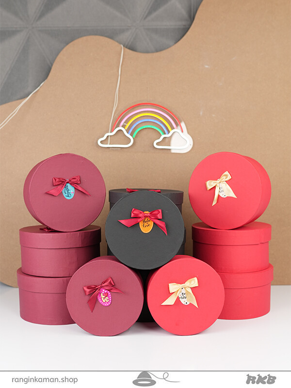 جعبه دایره 4 تکه 4 piece circle box