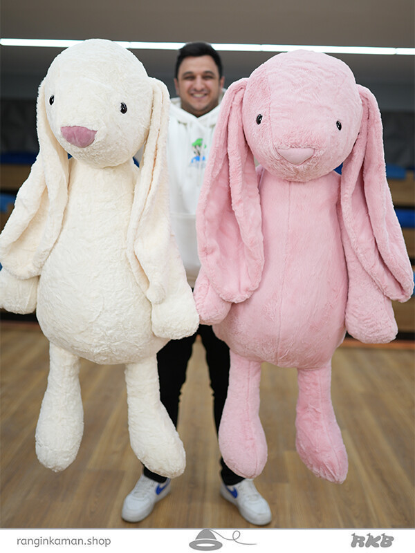 عروسک خرگوش جیلی کت غول پیکر Giant jelly cat rabbit doll