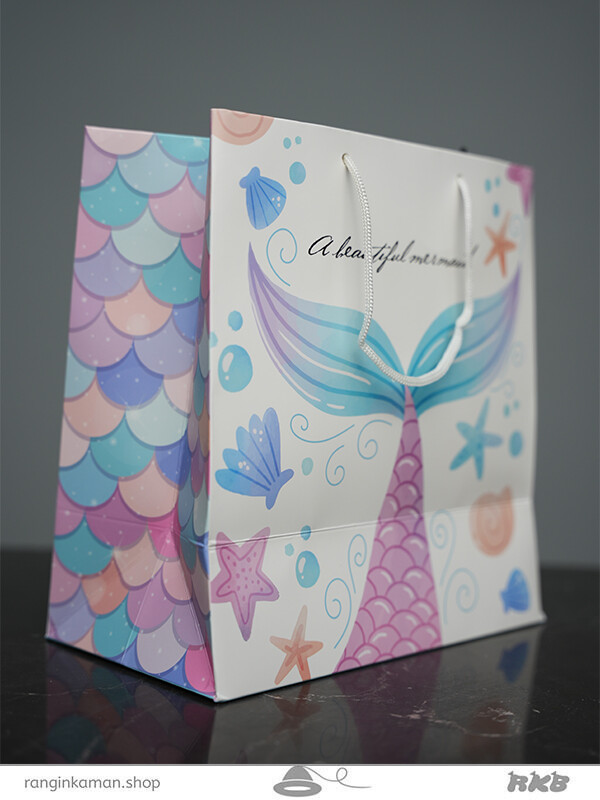 بگ طرح دم پری دریایی Mermaid tail design bag