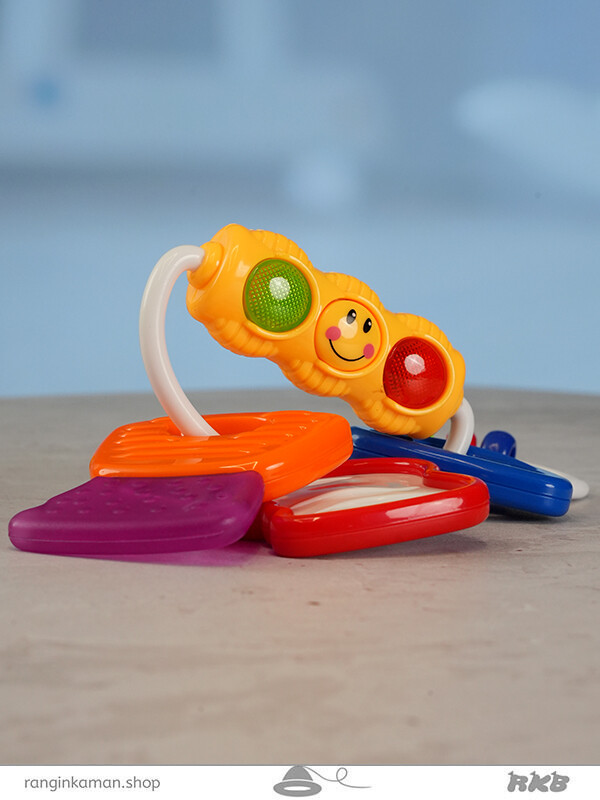 دندون گیر و جغجغه چراغدار هالی تویز Holly Toys light up rattle