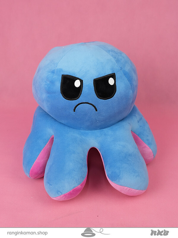 اختاپوس مودی سایز بزرگ آبی صورتی