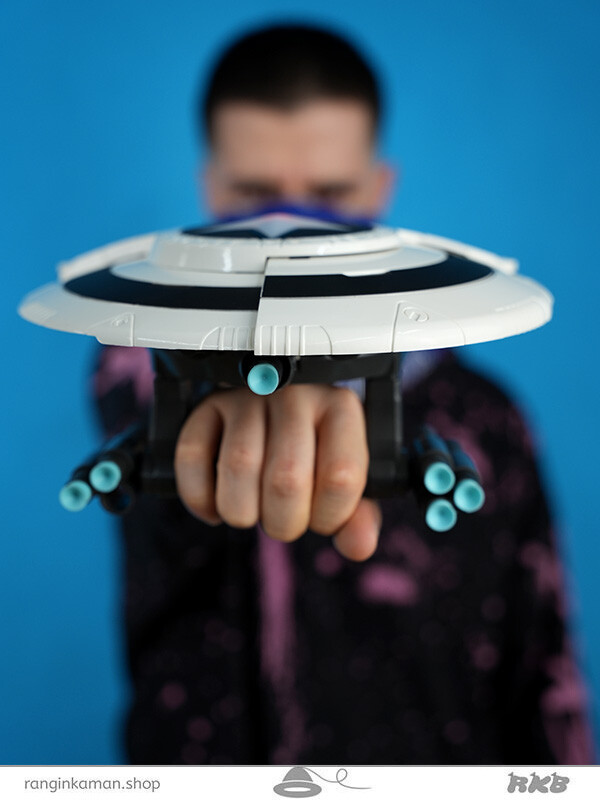 تفنگ حرفه ای با سپر کاپیتان آمریکا Toy gun with professional shield