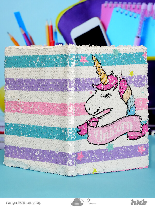 دفتر پولکی یونیکورن Polki unicorn notebook