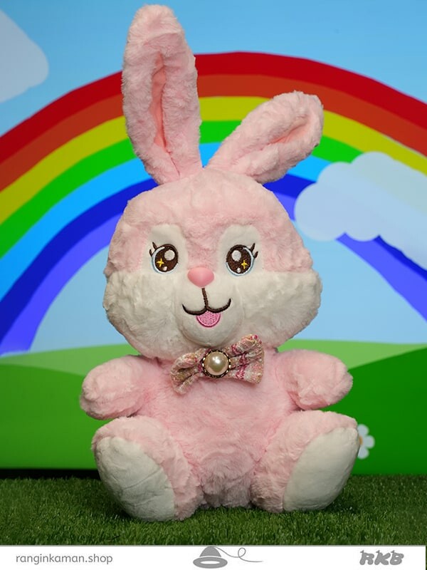 عروسک خرگوش پاپیونی Bow-tie rabbit doll