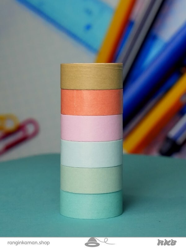 چسب کاغذی پاستیلی 6 عددی Pastille paper glue