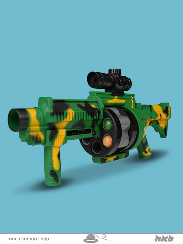 تفنگ ساچمه ای سبز ارتشی Green military shotgun