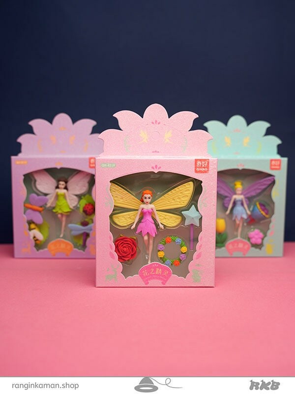 ست پاکن پروانه اکلیلی Butterfly Eraser