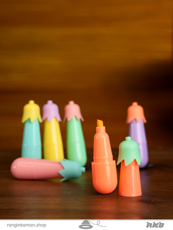 علامت زن 6 عددی بادمجان Eggplant hilighter 6 pcs