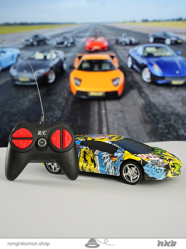 ماشین کنترلی آبرنگی Color control car toy