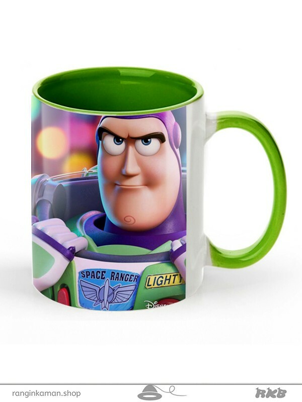 ماگ سبز سرامیکی با طرح چاپی دلخواه ceramic mug