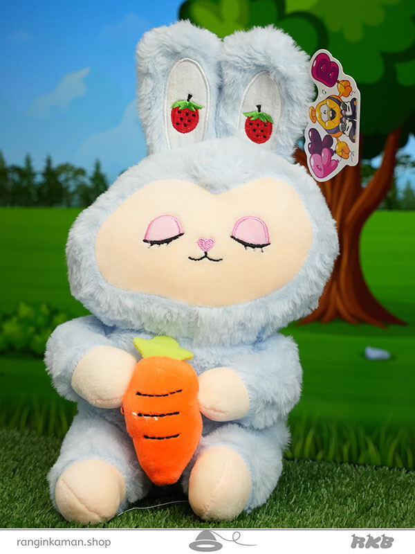 عروسک خرگوش گوش توت فرنگی Strawberry Ear Rabbit Doll