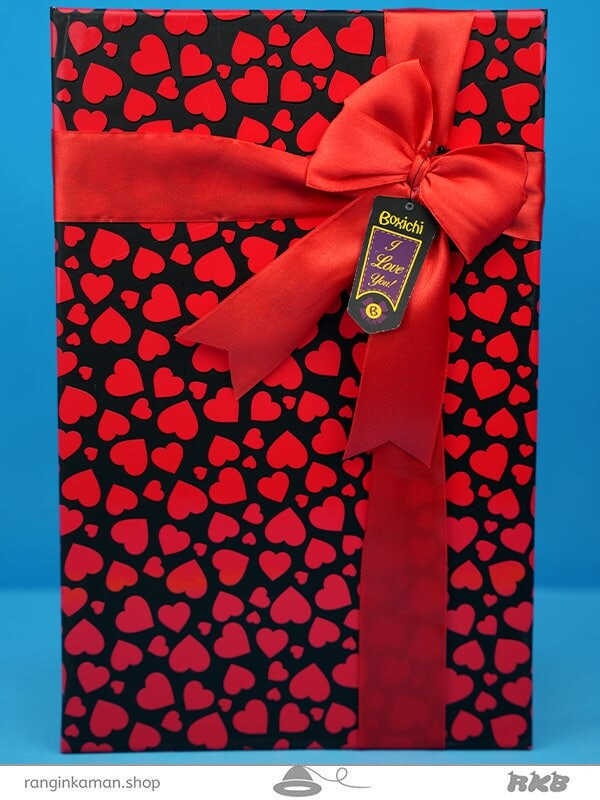 جعبه کادویی قلب قرمز gift box